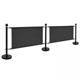 thumbnail of Toile noire pour séparateur de terrasse 100x69cm