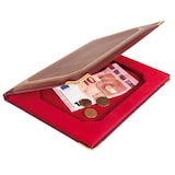 thumbnail of Estojo Para Contas E Trocos  17X22,8X2 Cm Bordeaux Pele