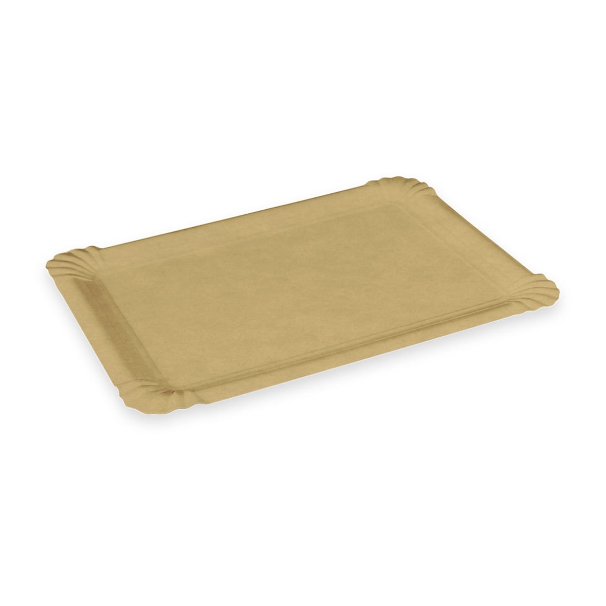 250x BIONATURE Pappteller FSC Mix 'Kraft'  16 x 10 cm fettdicht braun