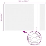 thumbnail of vidaXL Zaunpfosten Grau 50 x 1 m (13 mm Maschendraht) Stahl und PVC