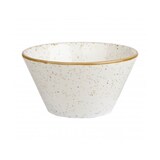 thumbnail of Stonecast Bianco Coppetta Ø Cm 12,1x6,5 Cl 34 Bianco Puntinato Churchill Swhsze1 Confezione Da 12