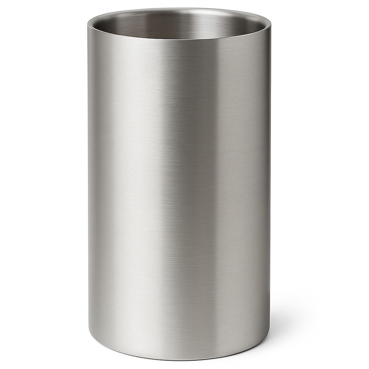Dubbelwandige RVS Wijnkoeler RVS – Extra Hoog (Ø 12 × 20 cm) – Isolerende Champagne- & Wijnkoeler voor Flessen Ø 9–10 cm