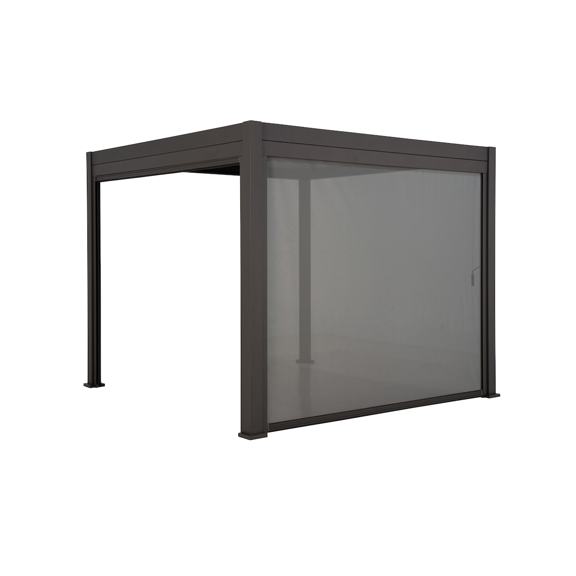 Rollo 4 m zur Lamellenpergola DELUXE anthrazit