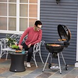 thumbnail of Outsunny Barbacoa de Carbón Picnic Ahumador Parilla BBQ con Termómetro Ruedas Parilla de