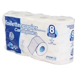thumbnail of Toilettenpapier Paperdi, hochweiß, 100 % Zellstoff, 3-lagig, 250 Blatt, 8x8=64 Rollen im Folienbeutel #ID8S250F8