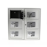 thumbnail of Caja fuerte con cerradura digital con 6 compartimentos