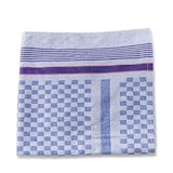 thumbnail of 10er Set Grubentücher, 100% Baumwolle, blau kariert, 50x100cm (blau)