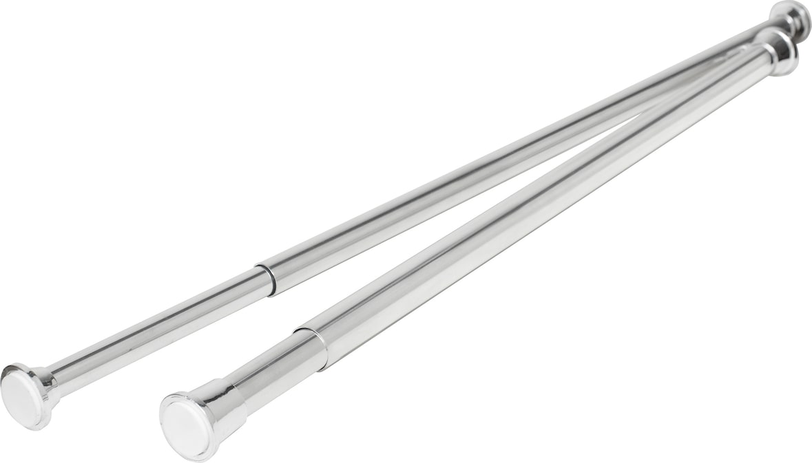 Duschvorhangstange 55-90 cm silber glänzend extra kurz Sondermaß