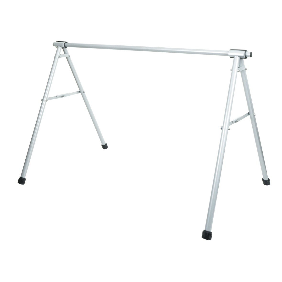 Soporte de sillín para bicicleta HWC-K39, soporte de suspensión para bicicleta, metal con recubrimiento en polvo 114x170x114cm extensible ~ plata
