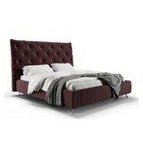 thumbnail of KAWOLA Bett ANNY Polsterbett Velvet purple 180x200cm