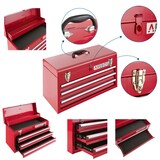 thumbnail of Cassetta degli Attrezzi 3 Cassetti Valigia Portattrezzi Utensili Rosso
