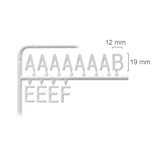 thumbnail of Exposicionate Lavagna con lettere 40 x 60 cm, cornice nera LEBBL40x60