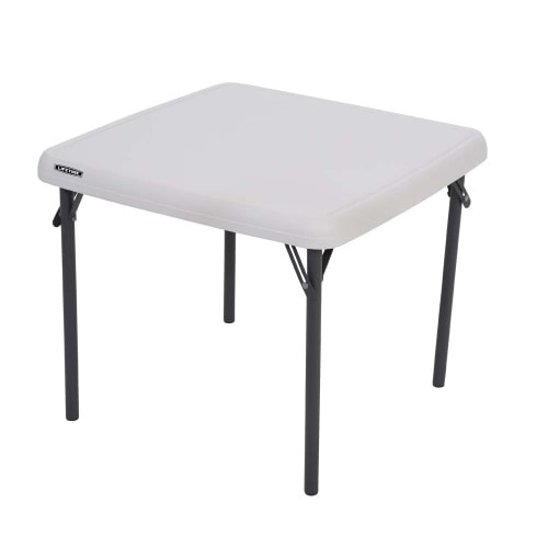 Mesa baja plegable infantil crema 61 x 61 x 53,5 cm