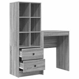 thumbnail of vidaXL Schreibtisch mit Schubladen 2 pcs Graues Sonoma