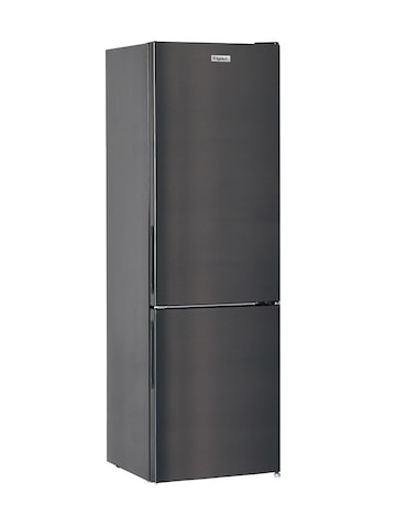 FrigeluX Réfrigérateur combiné 262L dont congélateur 4* de 75L, Low Frost, Noir RC262XE