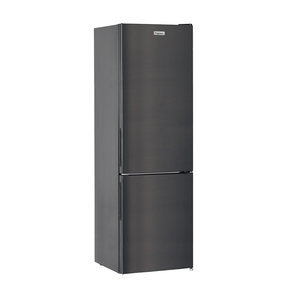 FrigeluX Réfrigérateur combiné 262L dont congélateur 4* de 75L, Low Frost, Noir RC262XE