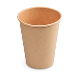 thumbnail of 50x Heiß- und Kaltgetränkebecher Pappbecher braun 350ml 420ml 'L' O 90mm