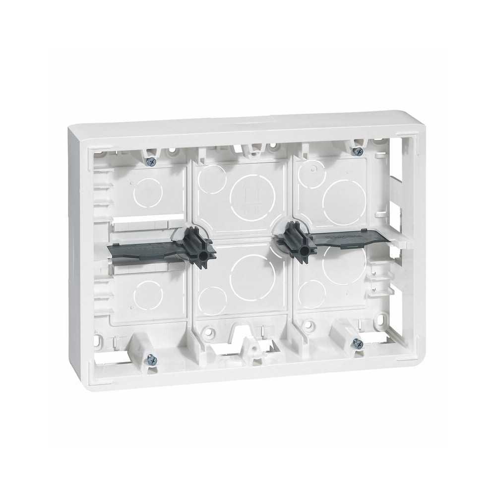 Cadre saillie MOSAIC 4, 5 ou 2x2 modules plastique multicolore 46 mm Legrand