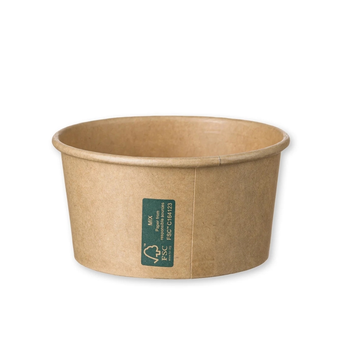 250 Eis-Pappbecher bio Kraftpapier 155ml(5oz)