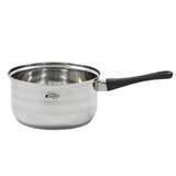 thumbnail of San Ignacio - Toledo Kochgeschirr-Set: 5 Töpfe mit Deckel und 3 marineblaue Pfannen 16/20/24 cm aus Edelstahl/gepresstem Aluminium