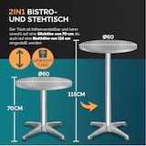 thumbnail of CASARIA® 2er Set Stehtisch Klappbar Höhenverstellbar