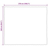 thumbnail of vidaXL Kunstfell Kaninchenfell Decke Olite 4 pcs Grau 240 x 270 cm