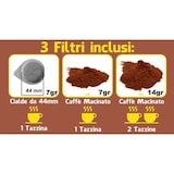 thumbnail of Máquina Espresso e Cappuccino para café em pó e pastilhas 1100 W. Bomba italiana de 15 bar com 3 filtros fornecidos