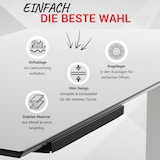 thumbnail of bümö Schreibtisch Organizer Schublade aus Metall in schwarz mit Schreibwareneinsatz - Unterbau Ablage einfach unter dem Tisch montierbar,