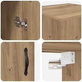 thumbnail of vidaXL Wandschrank Artisan-Eiche 69,5 x 34 x 90 cm