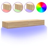 thumbnail of vidaXL TV-Schränke mit LED-Leuchten 2 Stk. Sonoma-Eiche 60x35x15,5 cm