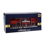 thumbnail of WellHome - Trem de Natal decorativo com locomotiva e 2 vagões, com luzes LED e móbiles 39x11x17cm