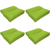 thumbnail of Loungekissen SunLounge Outdoor 50x50 cm Grün 4er Set - Wasserabweisend, Schmutzabweisend, Bequem, für Stühle, Bänke, Boden