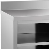 thumbnail of Royal Catering - RVS werkkast - ECO - 180 x 60 cm - 600 kg - achterwand -