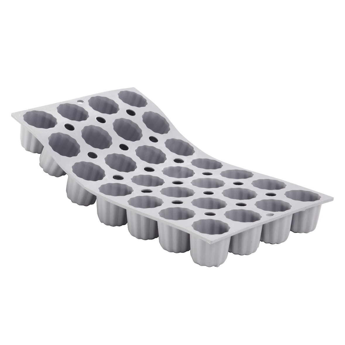 de Buyer Moule silicone Elastomoule 28 mini cannelés