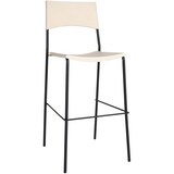 thumbnail of CHEFGASTRO Barhocker POMPEII Schwarz HxBxT 114x43x41cm Kunststoff Creme Barstuhl