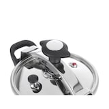 thumbnail of Olla express 6 L JATA OPC6 de acero inoxidable. 3 sistemas de seguridad. Apta para todas las cocinas, incluida inducción. Súper rápida. Fácil uso