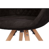 thumbnail of Kayoom Stuhl Chadwick 110 2er-Set Schwarz / Braun