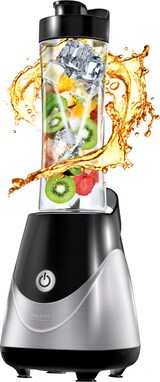 thumbnail of MPM MBL-23M Batidora Vaso Individual Good To Go, Smoothie Maker, 2 Botellas  Portátiles 0,6L, Libre BPA 250W Negro/Plata