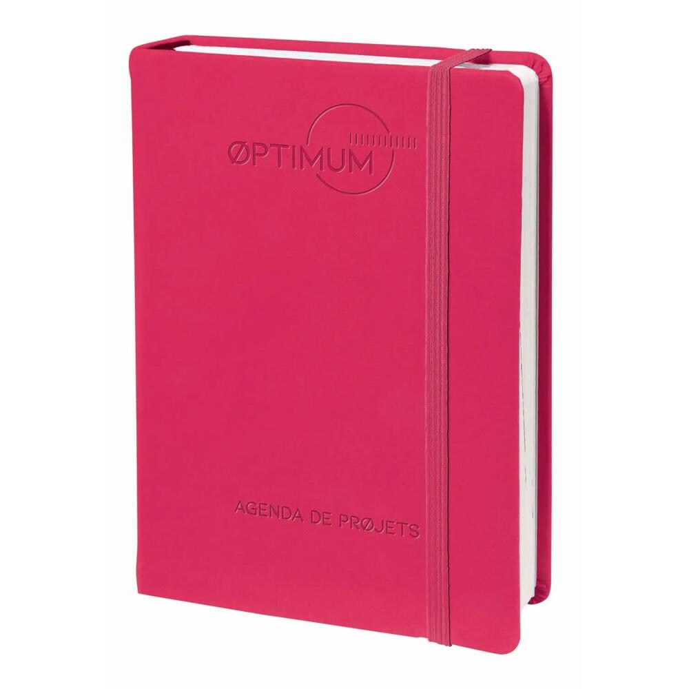 Quo Vadis - Carnet de projet - Français - Carnets thématiques - Rose - Perpétuel - 15x21 cm - Papier Clairefontaine blanc - Fabrication française