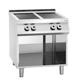 thumbnail of Fornuis | Elektrisch | Keramisch | 4 Kookplaten | 4x 4kW | Open Onderstel | 800x900x900(h)mm