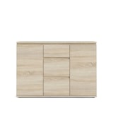 thumbnail of Nora Sideboard 2 Türen und 3 Schubladen Eiche Struktur Dekor.