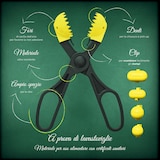 thumbnail of La Croquetera - Utensile multifunzione con 4 stampi intercambiabili in plastica per crocchette di colore giallo