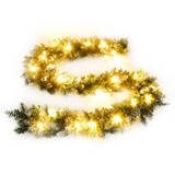 thumbnail of vidaXL Weihnachtsgirlande mit LED-Lichtern Grün 2,7 m PVC