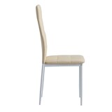 thumbnail of Albatros Esszimmerstühle RIMINI 6er Set, Beige - Edles Italienisches Design, Polsterstuhl Kunstleder-Bezug, Modern und Stilvoll am Esstisch