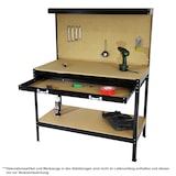 thumbnail of Werkbank Arbeitstisch Werkzeugbank Montagetisch Werktisch Werkstatt Bank W1