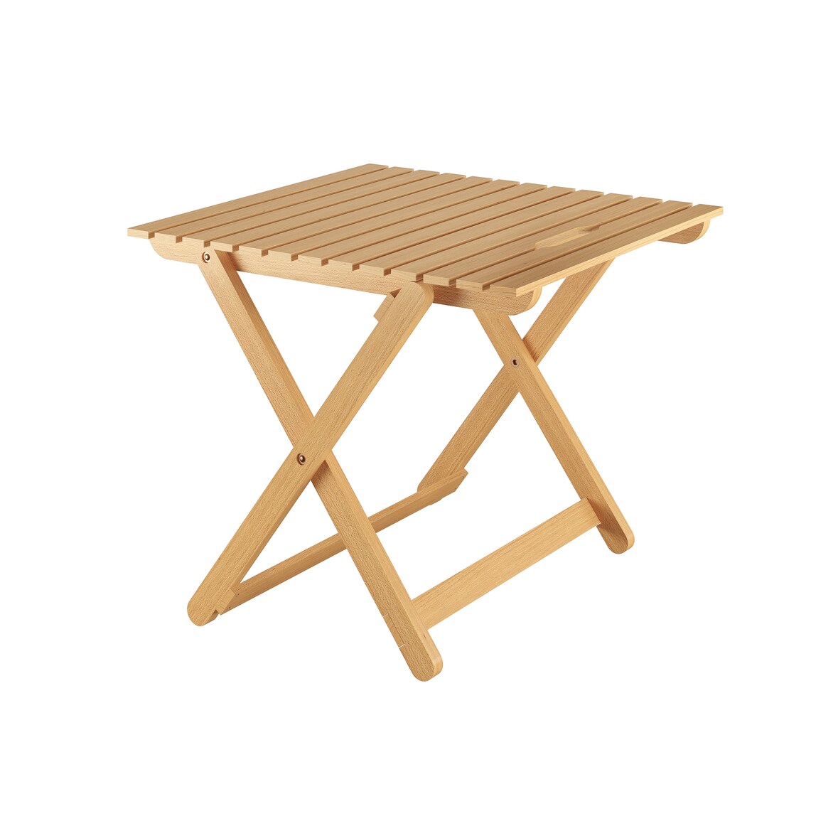 Tisch Buche hell klappbar Beistelltisch, Gartentisch 10-350 N