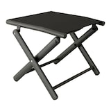 thumbnail of Garten Klapphocker / Fußhocker Metall - Textilen Anthrazit / Schwarz