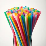 thumbnail of Inoverse 1000 Stück Trinkhalme Plastik, Mehrweg Strohhalme, Plastic Straws, Bunt