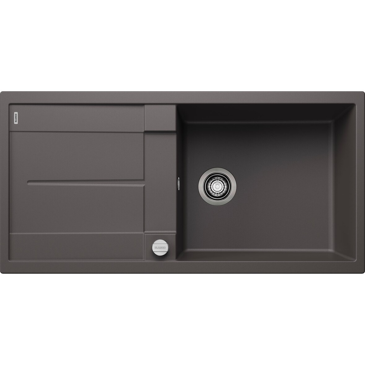 BLANCO METRA XL 6 S Einbauspüle / SILGRANIT / Felsgrau / reversibel / Excenter -