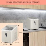 thumbnail of Albaron Eiswürfelmaschine Bullet-Eis 12 kg / 24 h 1,5 Ltr. Display Creme